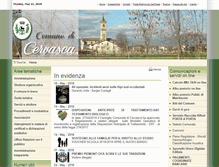 Tablet Screenshot of comune.cervasca.cn.it